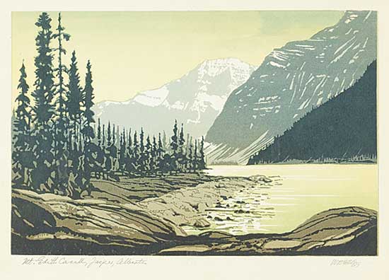 #1261 ~ Weber - Mt. Edith Cavell, Jasper, Alberta