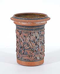 #1041 ~ Drahanchuk - Untitled - Abstract Brown Vase