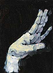 #1087 ~ Jamha - Untitled - White Hand