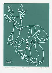 #1096 ~ Kerr - Mule Deer  #54/100