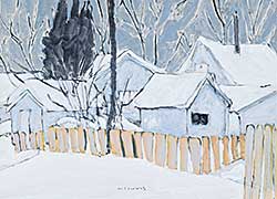 #1132 ~ McInnis - Untitled - My Backyard in Winter