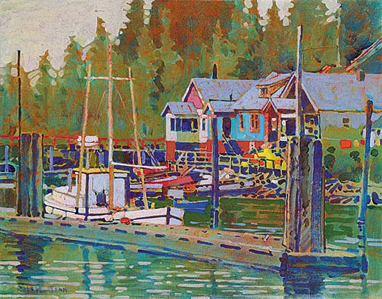 #45.3 ~ Genn - Untitled - Boats in Harbour