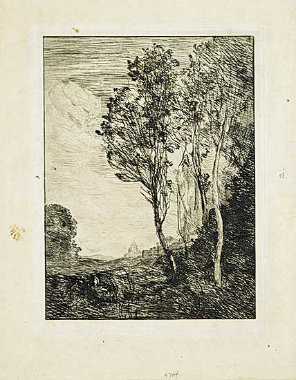 #310 ~ Corot - Souvenir d'Italie 1863
