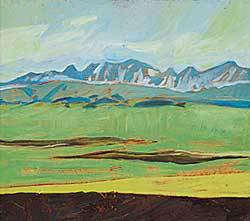 #1160 ~ Jamieson - Untitled - View of the Rockies