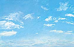 #1268 ~ School - Untitled - Big Blue Sky
