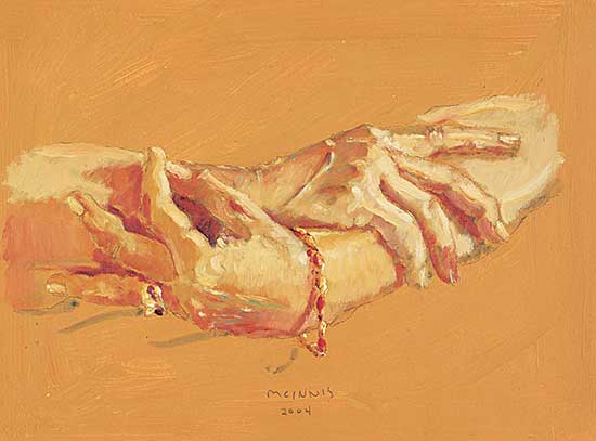 #440 ~ McInnis - Untitled - Folded Hands