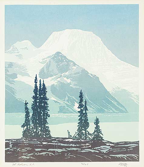 #1198 ~ Weber - Mt. Robson, B.C.  #30/105