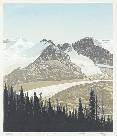 #1199 ~ Weber - Athabasca Glacier, Columbia Icefield, Alberta  #25/104