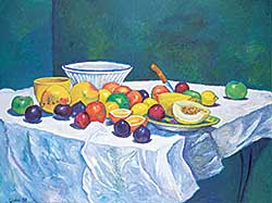 #1019 ~ Alcolea - Untitled - Still Life with Fruit