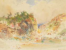 #1104 ~ Jacobi - Untitled - River in the Canyon