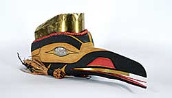 #1 ~ Amos - Mosquito with Abalone Inlay and Brass Mask