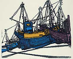 #408 ~ Bell - Boats at Hastings  #3/40
