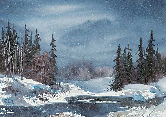 #1058 ~ Fleming - Untitled - The Winter Pond