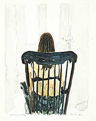 #1099 ~ McInnis - Untitled - Model in the Rocking Chair