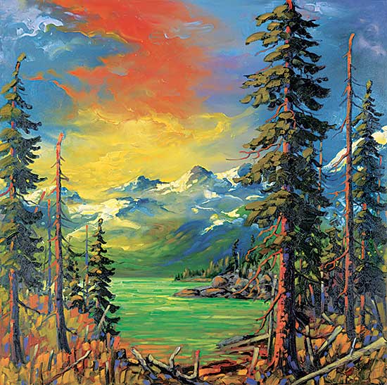 #23 ~ Charlesworth - Mystic and Emerald, Canadian Rockies