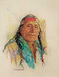 #40 ~ de Grandmaison - Untitled - Stoney Indian
