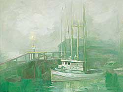#42 ~ de Grandmaison - Untitled - Boat Through the Mist