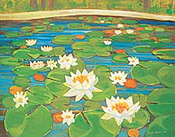 #102 ~ Snow - Water Lillies
