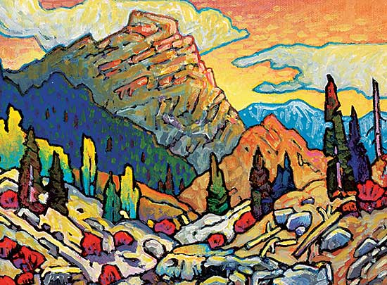 #1025 ~ Burrow - Banff Peaks