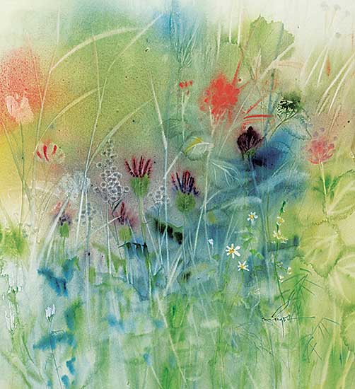 #1216 ~ Pigott - Untitled - Wild Flowers