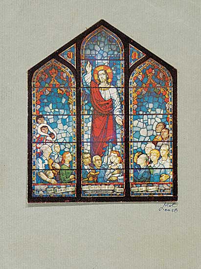 #1417 ~ Mol - McFadden Memorial Chancel Window, St. James United Church