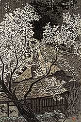 #1122 ~ Kasamatsu - Untitled - House Through the Trees
