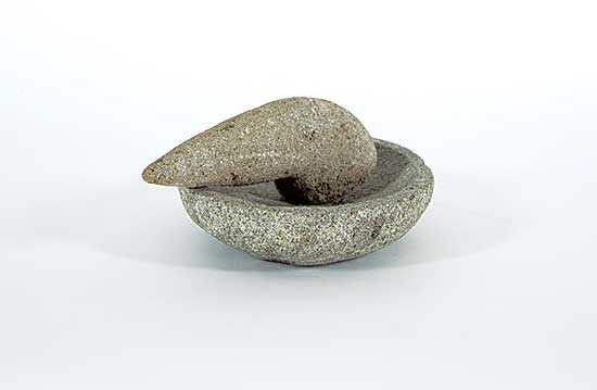 #245 ~ School - Untitled - Stone Mortar and Pestle