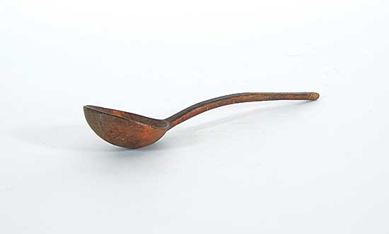 #246 ~ School - Untitled - Elegant Carved Wood Spoon