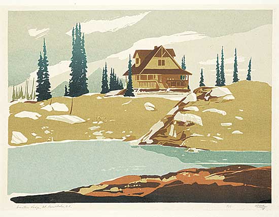 #1288 ~ Weber - Heather Lodge, Mt. Revelstoke, B.C.  #1/25
