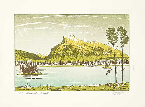 #1293 ~ Weber - Mt. Rundle, Banff