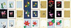 #1440 ~ Fehr - Collection of Nine Flower Paintings