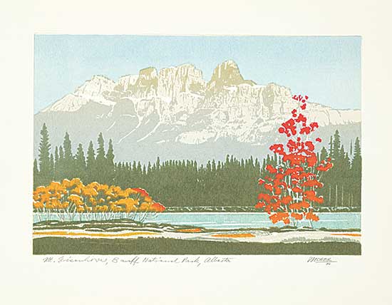 #1374 ~ Weber - Mt. Eisenhower, Banff National Park, Alberta