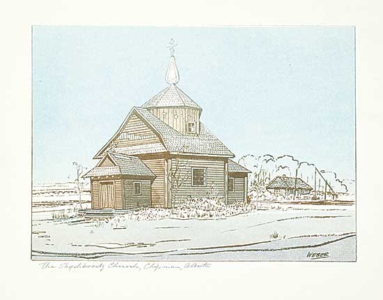 #1397 ~ Weber - The Skyshkovetz Church, ... , Alberta