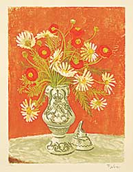 #1099 ~ Fabre - Untitled - Still Life of Flowers  #159/200