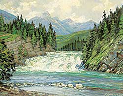 #1187 ~ Lindstrom - Untitled - Bow Falls