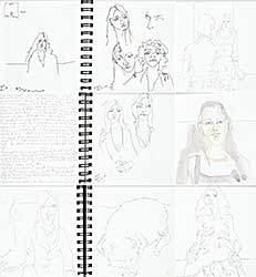 #1224 ~ McInnis - Drawings from Icons off T.V.