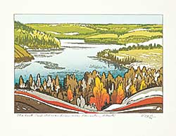 #1381 ~ Weber - The North Saskatchewan River Near Edmonton, Alberta