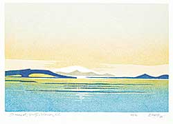 #1392 ~ Weber - Sunset, Gulf Islands, B.C.  #49/90