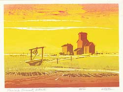 #1398 ~ Weber - Prairie Sunset, Alberta  #25/100