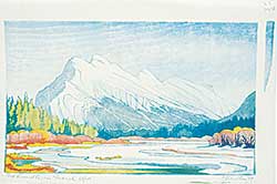 #499 ~ Shelton - Mount Rundle in March  #57/100
