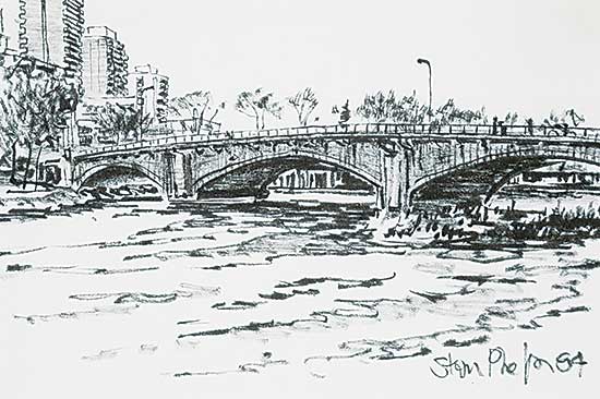 #1219 ~ Phelps - Untitled - 10th Street Bridge, Kensington