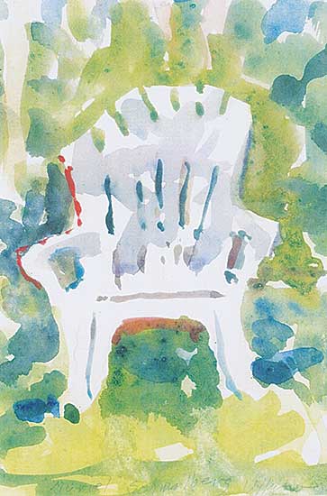 #1300 ~ Ullman - Untitled - Deck Chair
