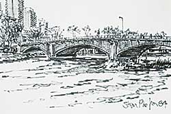 #1219 ~ Phelps - Untitled - 10th Street Bridge, Kensington
