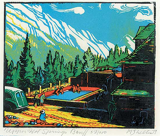 #256 ~ Shelton - Upper Hot Springs, Banff  #52/200