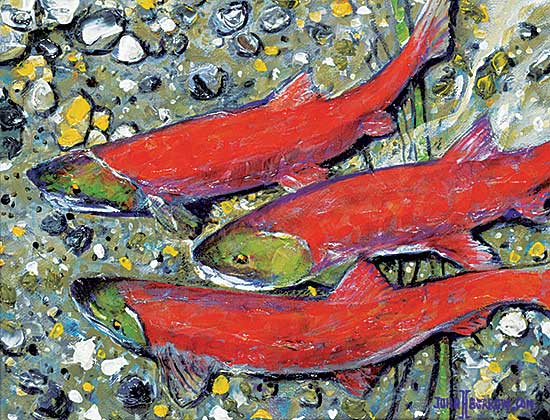 #1032 ~ Burrow - Early Salmon