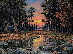 #431 ~ Forbes - Untitled - Sunset on the River