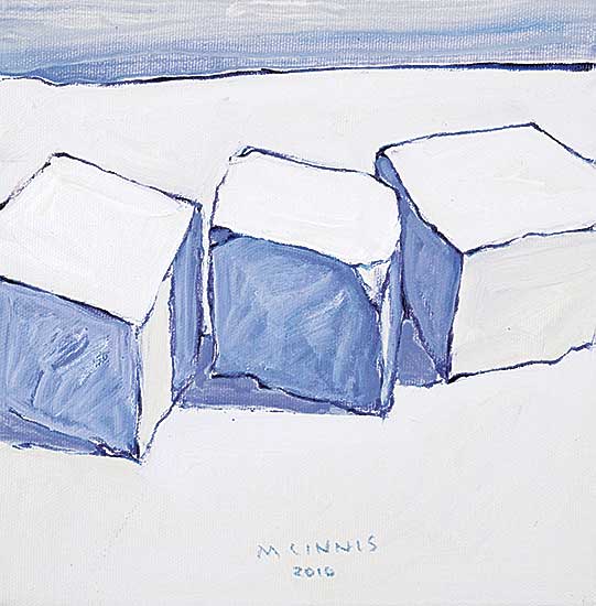 #1257 ~ McInnis - Untitled - Snow Cubes