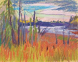 #1106 ~ de Grandmaison - Untitled - Dawn on the Lake
