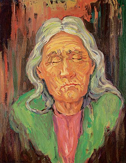 #101 ~ Thornton - Helen, Widow of Almighty Voice, Cree [Old Blind Helen]