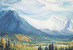 #93 ~ Shelton - Fairholme Range from Campgrounds